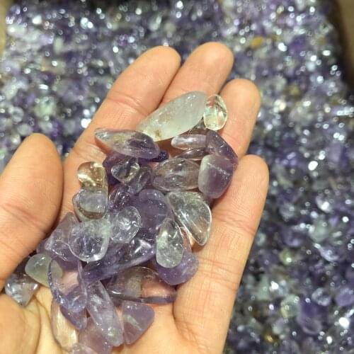 100gNatural Crystal Gravel Specimen Rose Quartz Amethyst Home Decor Colorful for Aquarium Healing Energy Stone Rock Mineral