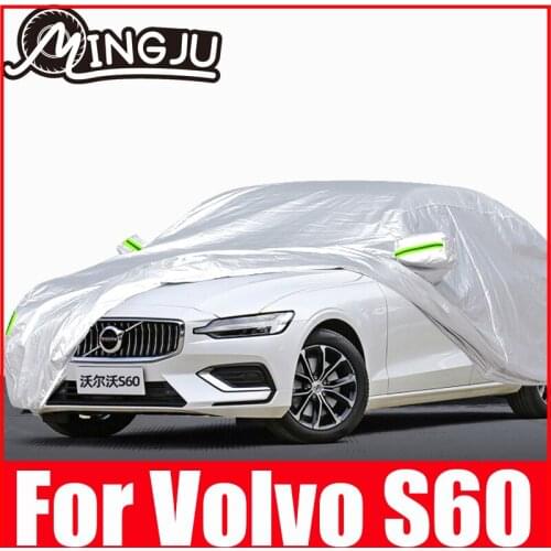 Full Car Cover Indoor Outdoor Sunscreen Heat Sun UV Protection Dustproof Anti-UV Oxford cloth For Volvo S60 2010-2021