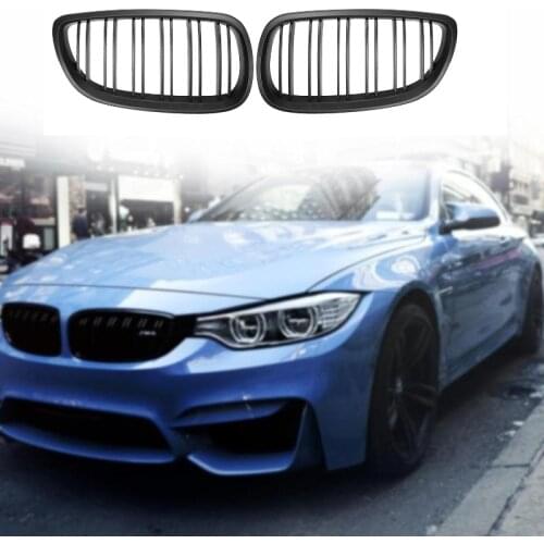 Black Front Kidney Grill Grille For Bmw E92 E93 M3 3 Series Coupe 2006-2010