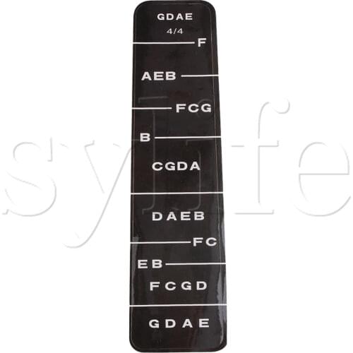4/4 Violin Fiddle Fretboard Sticker Chart Violin Learning Assistance