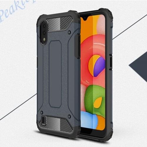 For Samsung Galaxy A01 Case For Samsung A01 Bumper TPU & PC Armor Protective Hard Back Cover For Samsung A01 Phone Cases 5.7