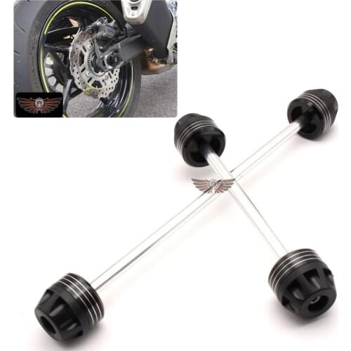 For SUZUKI B-KING 1300 2008-2012 09 10 11 Motorcycle Aluminum Front & Rear Axle Fork Crash Sliders Wheel Protector