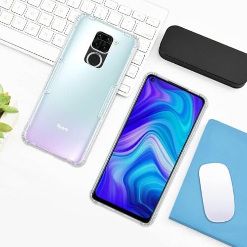 For Xiaomi Redmi Note 9 Case Cover Nillkin Soft Silicone TPU Transparent Clear Phone Back Cases for Xiaomi Redmi Note 10X 4G