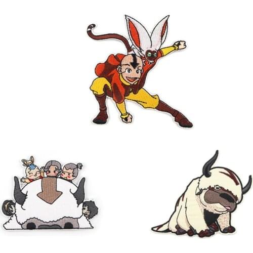 G1074 Anime Cute Iron On Embroidered Patches Clothing Badge Sticker Sewing Fabric Diy Backpack Jacket Skirt Patch