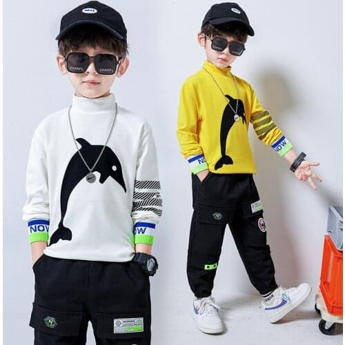 GZLEADER Long Sleeve T-Shirts For Boys