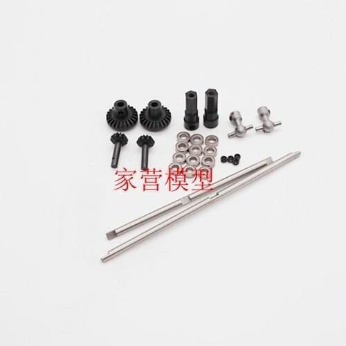 HengLong WPL B-1 B-14 B-24 B24 C14 C-14 1/16 Military Truck RC Car upgrade Metal front and rear axle gear