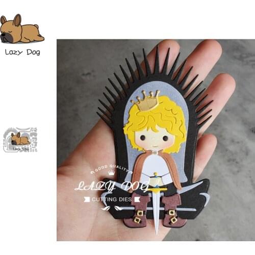 King Throne Prince Metal Cutting Dies Scrapbooking Stencil DIY Mold Knife Craft Embossing Die Cuts Card Making New Dies For 2020