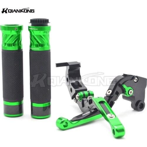 Hot CNC Aluminum Halloween Supplies Moto brake clutch levers&handlebar grips sets For Kawasaki Z1000 Z1000SX NINJA 1000 Tourer