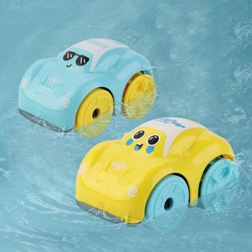 Cute Cartoon Amphibious Vehicle Summer Baby Bath Bathing in Water Toy Car Children Swimming Pool Water Fun Bathing Toys Gifts