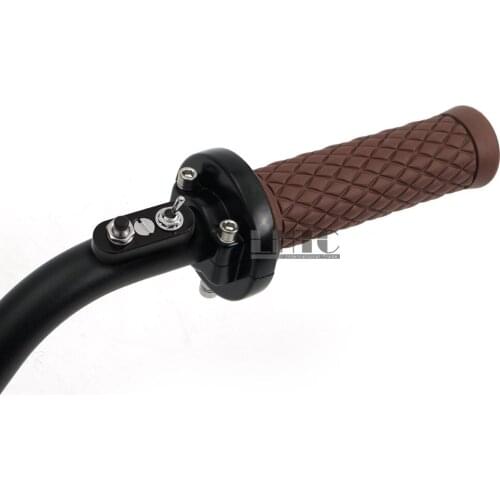 Motorcycle Handlebar Engine Stop Start Kill Lever Switch Button DIY Custom Universal Scooter Cafer Racer Bobber Old School Retro