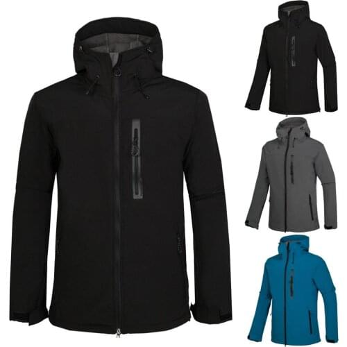 Men Fleece Softshell Hiking Jackets Autumn Winter Thermal Windbreaker Coat Outdoor Trekking Skiing Snowboard Waterproof Jackets