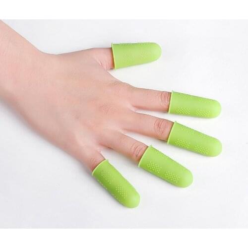 New Multifunctional Fingertips Gloves Latex Rubber Antislip Finger Cutter Protector for Garden Food Cutter Gloves Accessory2