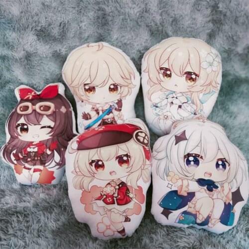 Project Genshin Impact Anime Plushies Pillow Cushion Paimon/Klee/Amber/Lumine Cartoons Manga Games Peripheral Stuffed Plush Toy