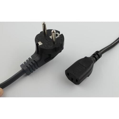 3D printer accessories European standard power cord 220V 1 m 2 power cord European standard power cord with word
