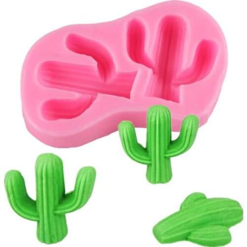 Cactus Design Silicone Mold Fondant Molds DIY Cake Decorating Tools Candy Resin Clay Chocolate Gumpaste Moulds