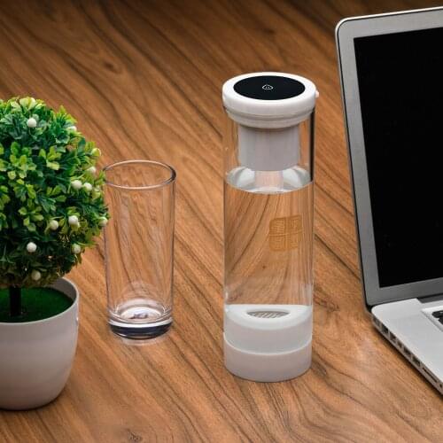 7.8Hz Molecular Resonance Effect Technology/MRETOH Hydrogen Rich Generator Rechargeable Healthy Smart Cup H2 Water Bottle