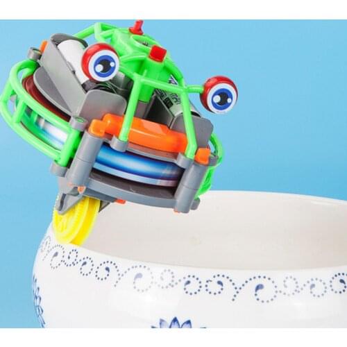 Tumbler Robot Educational Toy Wheelbarrow Luminous Top Self-balancing Kid Gifts