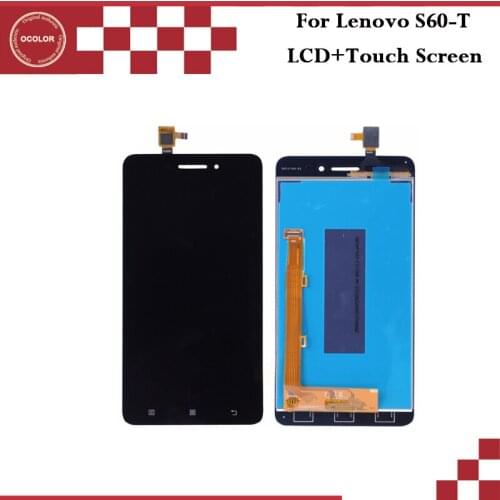Ocolor For Lenovo S60-T LCD and Touch Screen Assembly perfect replacement for Lenovo S60-T -black High Quality