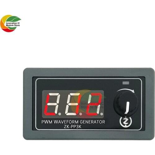 ZK-PP3K PWM Pulse Generator Lighting LED Motor Speed Control Dimming Controller Slow Start Slow Stop Digital Display