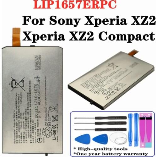 For Sony Xperia XZ2 Mini / Xperia XZ2 Compact / H8314 / H8324 / SO-05K Phone Battery 2870mAh LIP1657ERPC Replacement Batteries