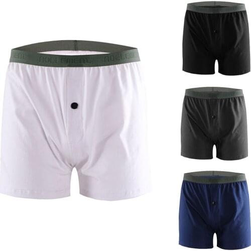 Boxer Men Sexy Boxer Shorts Comfortable Cotton Underwear Mens Flat Corner Home Loose Plus Size Briefs Pajama Pants Shorts
