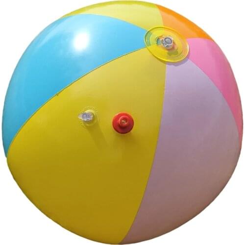 Childrens water sports fun toys inflatable water jet ball outdoor play water polo summer water jet beach ball lawn play ball