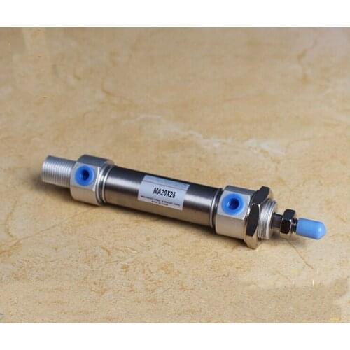 Bore 40mm *100mm stroke MA stainless steel double action pneumatic cylinder air cylinder gas cylinder MA40*100