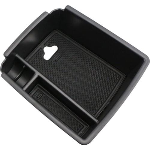 Foal burning Car Armrest Center Storage Box Container Glove Organizer Accessories for Volkswagen VW Tiguan MK2 2016 2017 2018