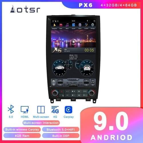 Android 9.0 Tesla style GPS navigation for Infiniti QX50 EX25 EX35 2008-2015 Auto Radio Coche Vertical Screen Multimedia Player