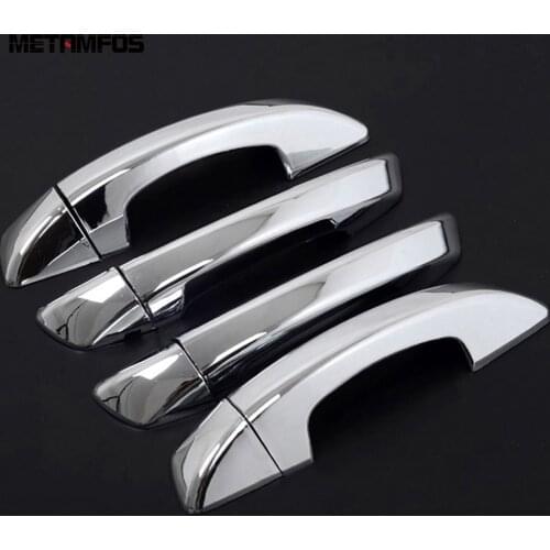 For Volkswagen Golf 6 MK6 2009-2014 Chrome Door Handle Catch Cover Molding Trim Protection Cap Exterior Accessories Car Styling