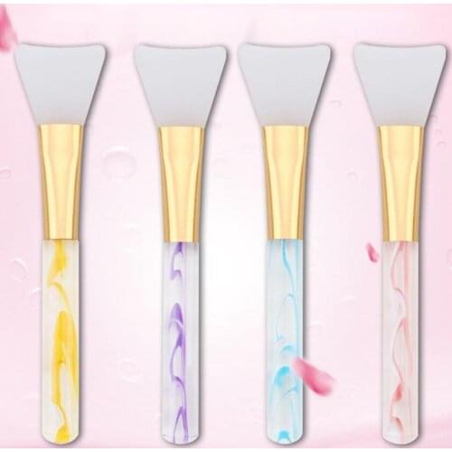 1Pcs Skin-Care Cosmetic Tool Silicone Face Mask Makeup Brush Mask Mud Foundation Blending Beauty Brushes Soft Head