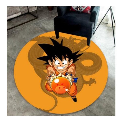 Anime Dragon Rug Round Doormat Floor Mat Carpet Home Hotel Living Room Bedroom Anti Slip Kids Play Man Woman Cosplay