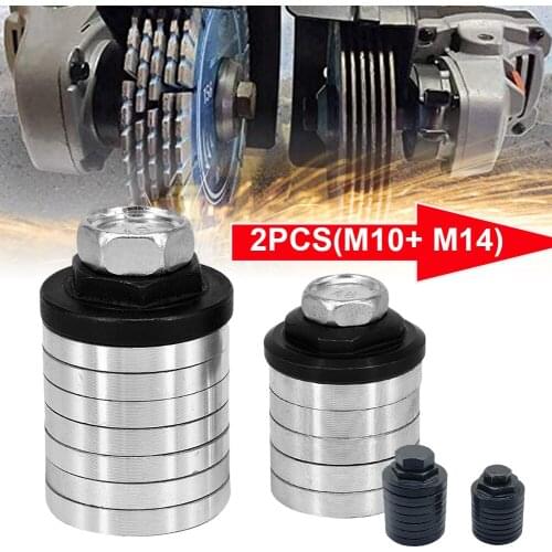 M10/M14 Angle Grinder Adapter Conversion Head Flange Nut Variable Slotting Grooving Machine For 100/125-230 Lock Nut Dropship