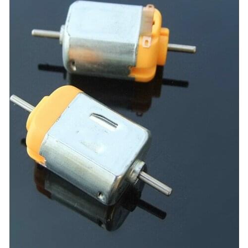 Mini 130 Dual Shaft Motor DC1.5V-6V 3V 11000RPM High Speed Dia.2mm Motor Toy Tank Ship Boat Small Smart Car Model Hobbies