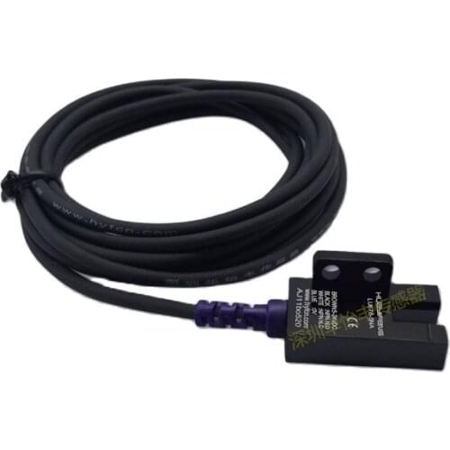 Abundant slot photoelectric switch U slot type sensor 4 line type NPN PNP type wire 2m long LU676