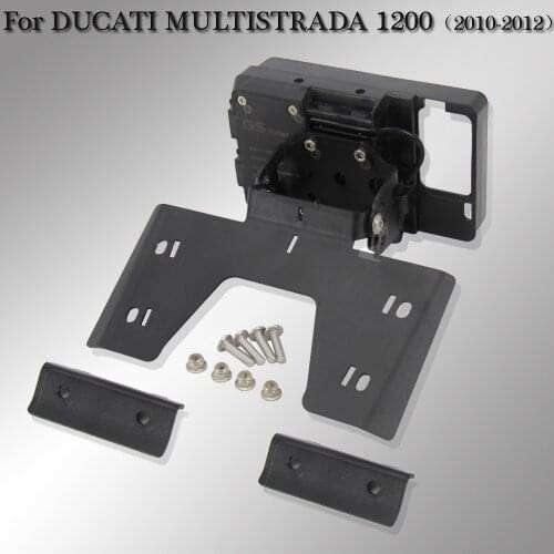 Motorcycle Mobile Phone Navigation Bracket USB Charging For DUCATI MULTISTRADA 2010 2011 2012