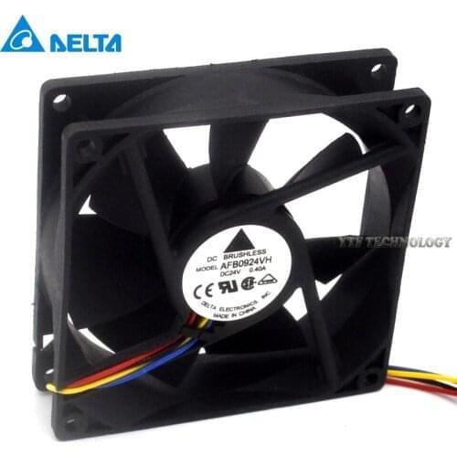 New and original blower fan AFB0924VH 9225 24V 0.40A Delta blower cooling fan 92*92*25mm 10pcs/lot