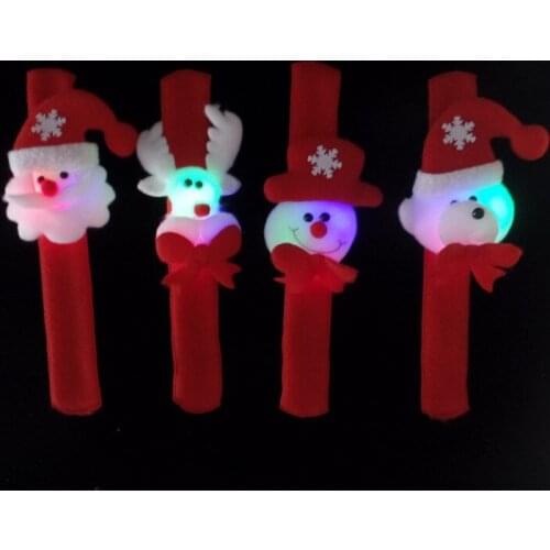 Wholesale flashing christmas wristband headband decoration