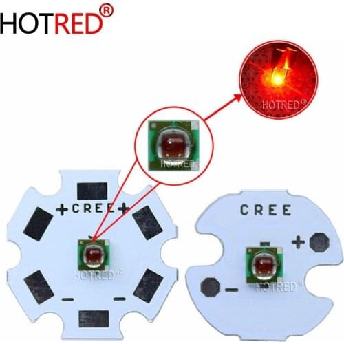 10PCS Original Cree XPE XP-E R3 1-3W 3535 red LED Emitter Diode Red 620-625nm LED Plant Grow emitter with 20/16/14/8mm PCB Board