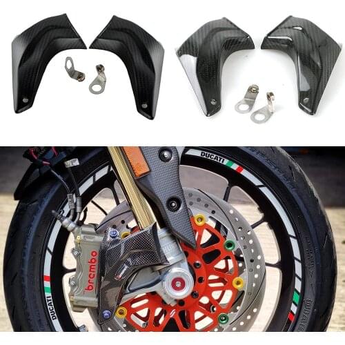 Brake Air Intake Pipe Protect Cover For Ducati Monster 821 797 Multistrada 950 1200 Street fighter 1098 Hypermotard 796 Xdiavel