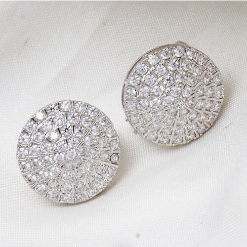 2021 New Full Pave AAA CZ Hoop Earrings Vintage Luxury Earrings for Women Fashion Exquisite Jewelry Earings boucle oreille femme