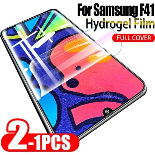 1-2PCS Hydrogel Film For Samsung Galaxy F41 Screen Protector Hydrogel Protective Film For samsung galaxy f41f 41 screen film