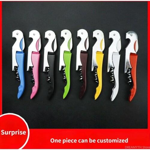 1pcs Seahorse knife wine bottle opener beer bottle opener dual purpose wine screwdriver portable seahorse knife can print LOGO