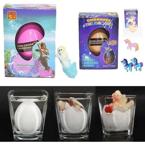 1PC Magic Hatching Growing Egg Mermaid Unicorn Fish Fun Toy Add Water Grow Dino Egg Children Kid Fun Funny Toys Gift Gadget