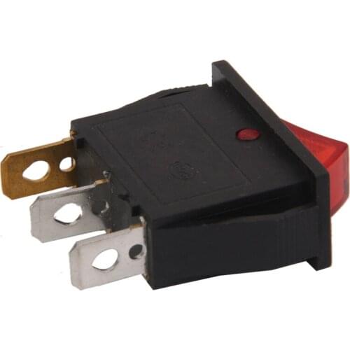 10pcs AC 125-250V Red LED ON/OFF Pushbutton Car Boat ON/OFF Toggle Switch