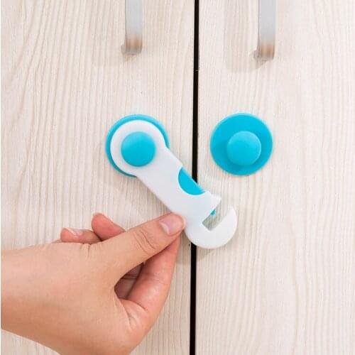 4pcs/lot Children against Open dDrawer lock multi-function baby hand lock cabinet refrigerator baby safety protective equipment