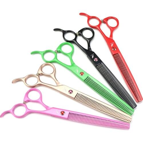 8 inch Colorful High Quality Pet Grooming Shears Shearing Tool Repair Hair Scissors Free Shipping