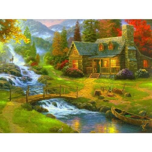 A13634 11CT/14CT/18CT/25CT/28CT tree patterns Counted Cross Stitch DIY Cross Stitch Kits Embroidery Needlework Sets