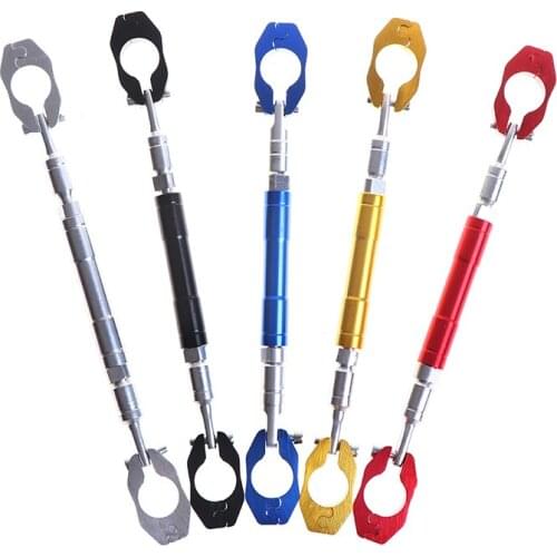 22mm CNC Aluminum Motorcycle Handlebar Reinforcing Balance CrossBar Strengthen Lever Bar Adjustable Universal