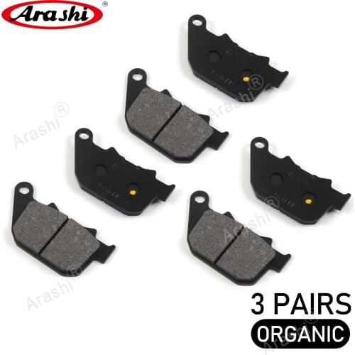 Arashi For HARLEY-DAVIDSON XL 883 Sportster STD 2004 - 2008 Motorcycle Rear Dic Rotors Brake Pads XL 883C Sportster Custom 04-10
